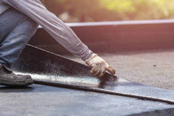 Professional Emergency Waterproofing technician working in Martinsville, OH